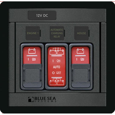 Blue Sea Systems Blue Sea 1147 Remote Control Panel w/(2)2145 & (1)2146 Remote Control Contura Switch Electrical