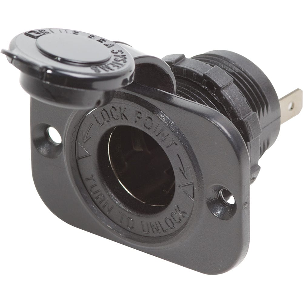 Blue Sea Systems Blue Sea 12 Volt Dash Socket - Black Electrical