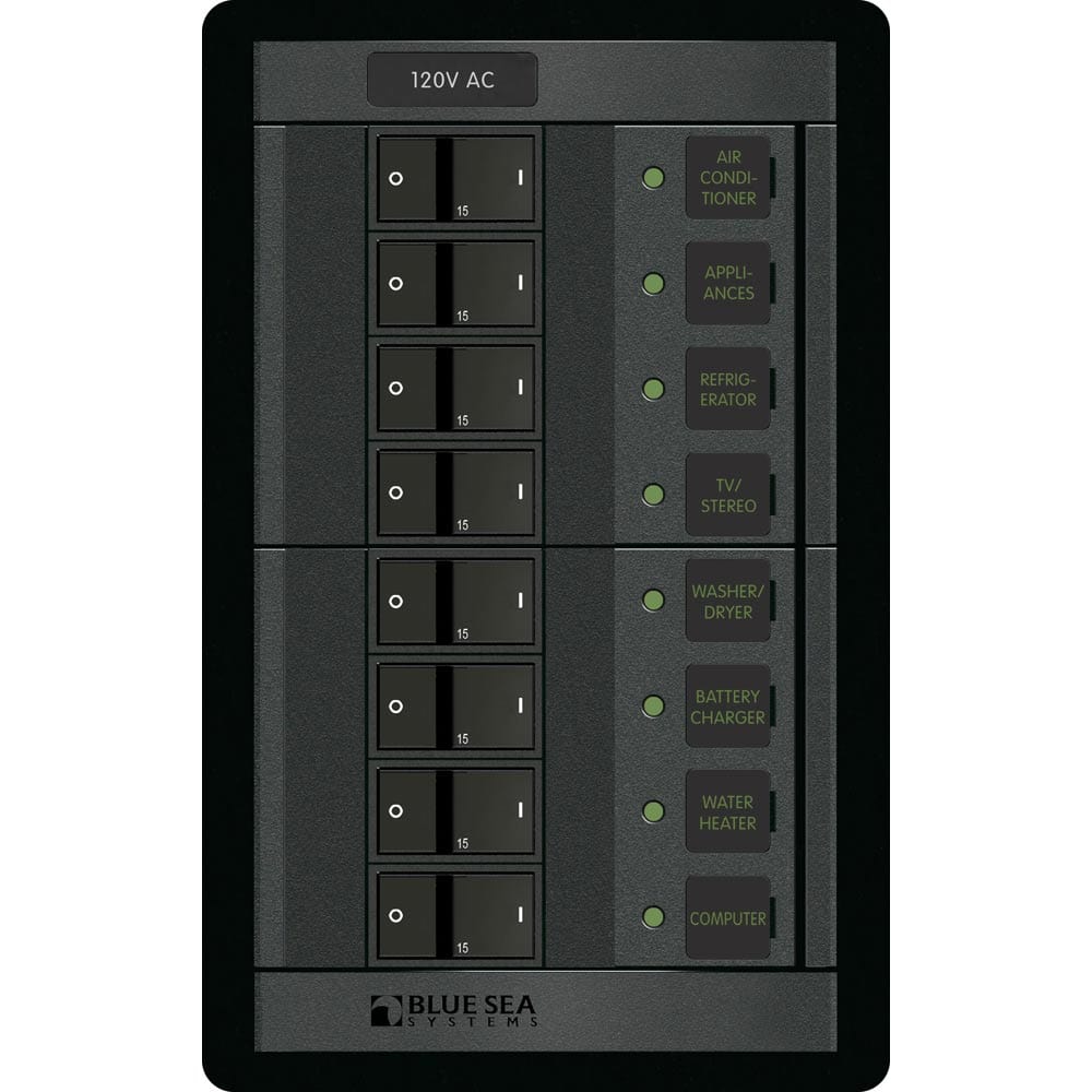 Blue Sea Systems Blue Sea 1228 120V AC 8 Position Electrical