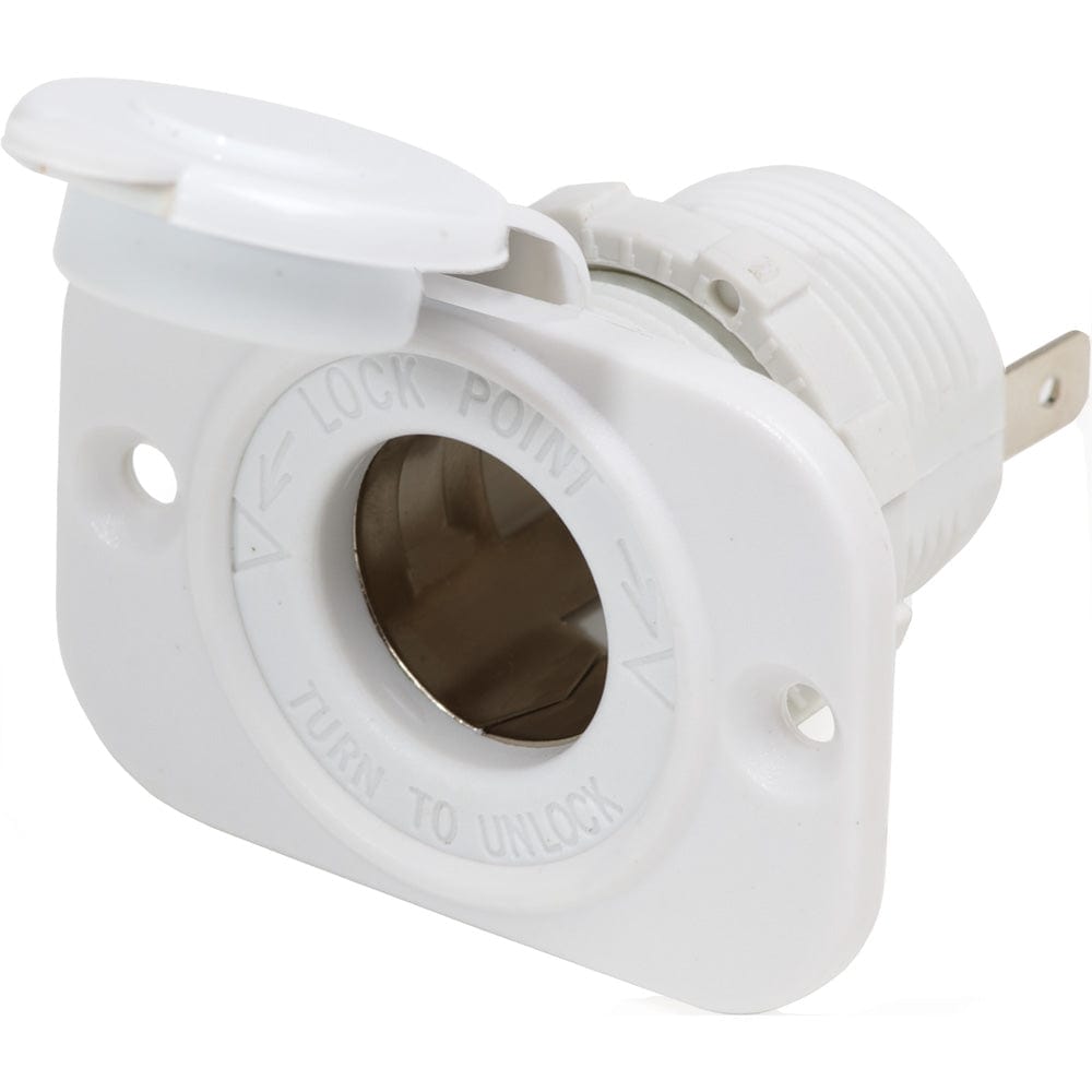Blue Sea Systems Blue Sea 12V Dash Socket - White Electrical