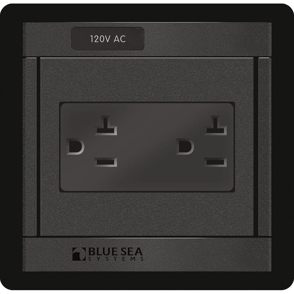 Blue Sea Systems Blue Sea 1479 360 Panel - 120V AC DUal Outlet Electrical