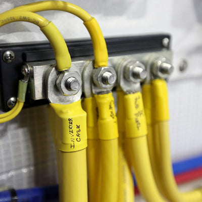 Blue Sea Systems Blue Sea 2104 PowerBar 600AMP Cable Connector 4 x 3/8 16 Stud Terminal Electrical