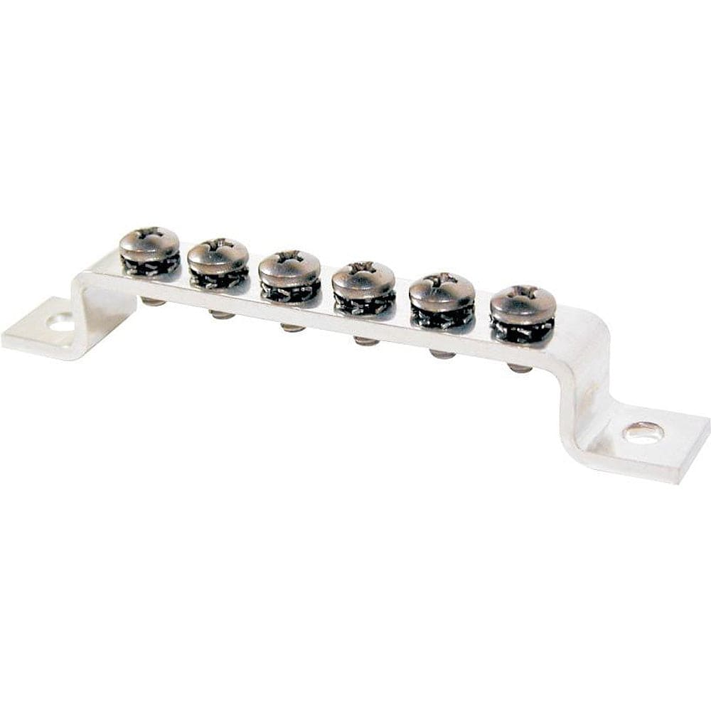 Blue Sea Systems Blue Sea 2306 MiniBus 100AMP Common BusBar Grounding BusBar 6 x 8-32 Screw Terminal Electrical