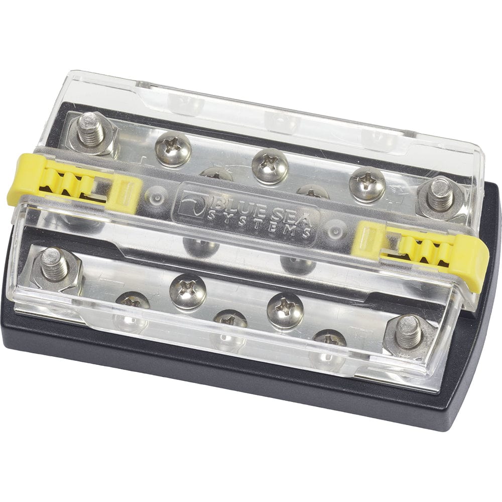 Blue Sea Systems Blue Sea 2722 DualBus Plus 1/4" Stud, 5 x 10-32 Screw Terminal Electrical