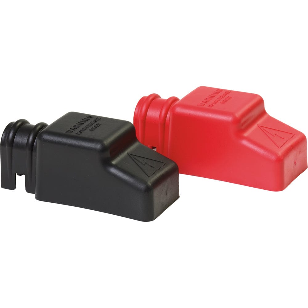 Blue Sea Systems Blue Sea 4018 Square CableCap Insulators Pair Red/Black Electrical
