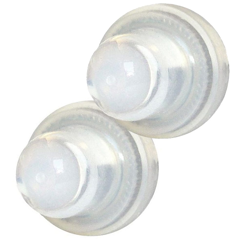 Blue Sea Systems Blue Sea 4135 Push Button Reset Only Circuit Breaker Boot - Clear- 2-Pack Electrical