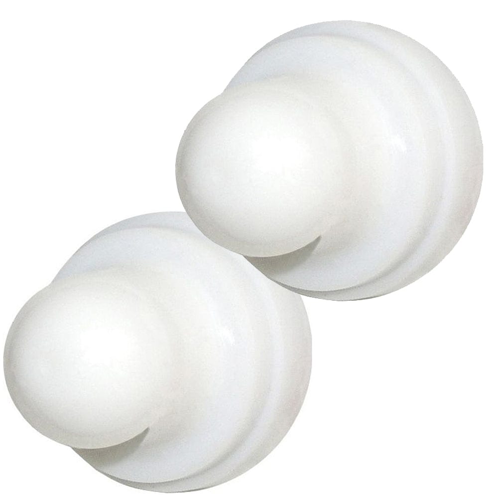 Blue Sea Systems Blue Sea 4136 Push Button Reset Only Circuit Breaker Boot - White - 2-Pack Electrical