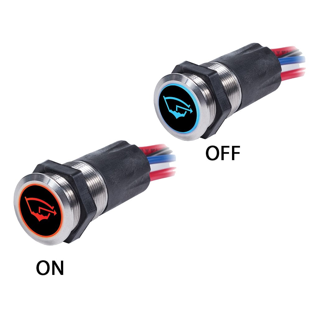 Blue Sea Systems Blue Sea 4180 Backlit Push Button Switch OFF/ON - 15A Electrical