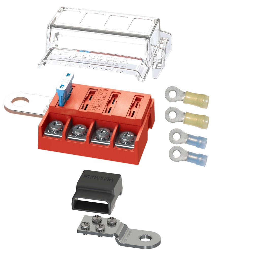 Blue Sea Systems Blue Sea 5024 ST-Blade Battery Terminal Mount Fuse Block Kit Electrical