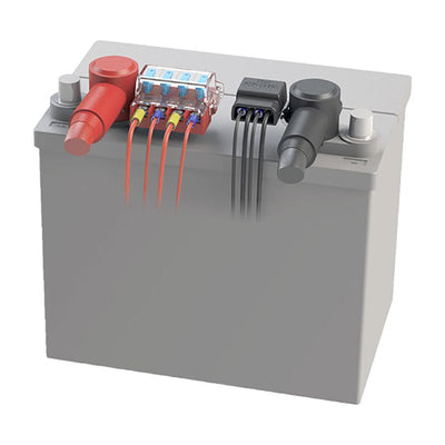 Blue Sea Systems Blue Sea 5024 ST-Blade Battery Terminal Mount Fuse Block Kit Electrical