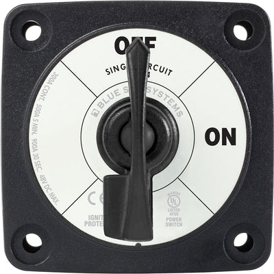 Blue Sea Systems Blue Sea 6004200 Single Circuit ON-OFF w/Locking Key - Black Electrical