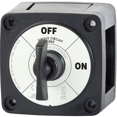 Blue Sea Systems Blue Sea 6005200 Battery Switch Single Circuit ON-OFF - Black Electrical