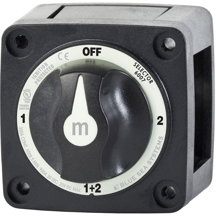 Blue Sea Systems Blue Sea 6007200 Battery Switch Mini - 4 Position - Black Electrical