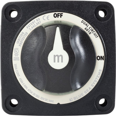 Blue Sea Systems Blue Sea 6010200 Battery Switch Dual Circuit - Black Electrical