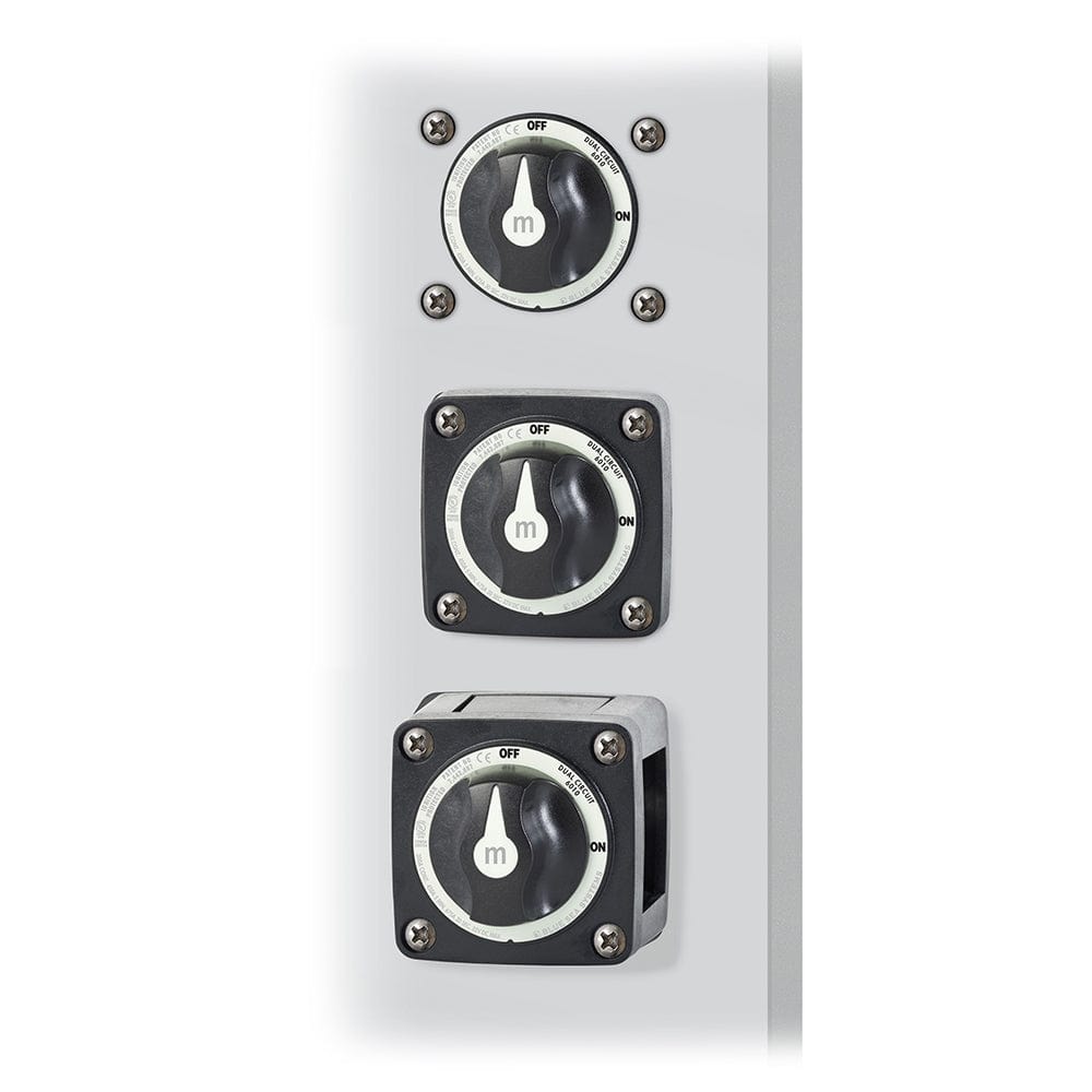 Blue Sea Systems Blue Sea 6010200 Battery Switch Dual Circuit - Black Electrical