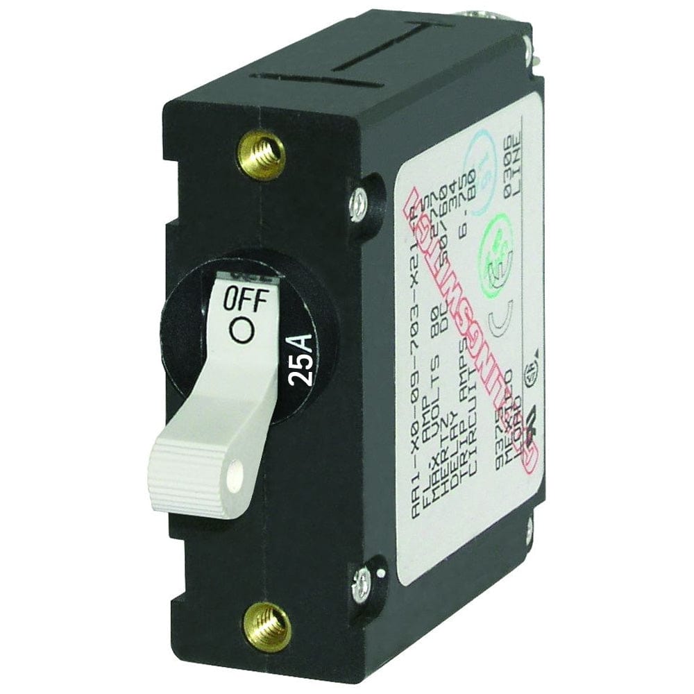 Blue Sea Systems Blue Sea 7218 AC/DC Single Pole Magnetic World Circuit Breaker - 25AMP Electrical