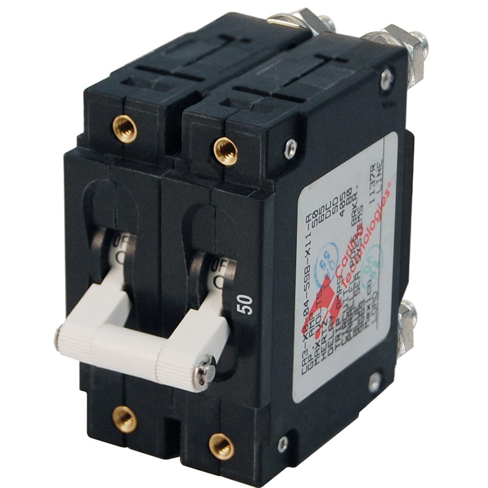 Blue Sea Systems Blue Sea 7251 C-Series Double Pole Circuit Breaker - 50A Electrical