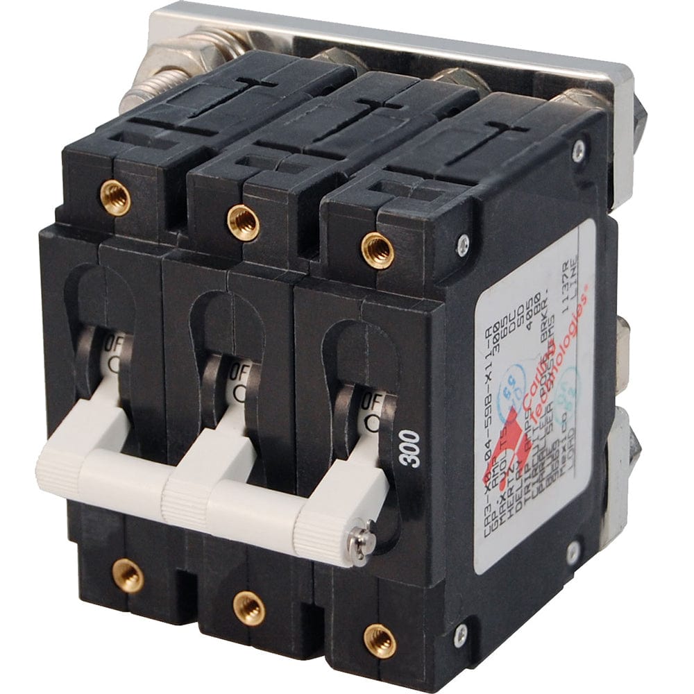 Blue Sea Systems Blue Sea 7271 300A C-Series Triple Pole Toggle DC Circuit Breaker Electrical