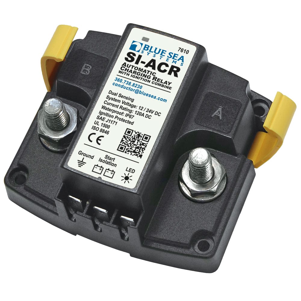 Blue Sea Systems Blue Sea 7610 120 Amp SI-Series Automatic Charging Relay Electrical