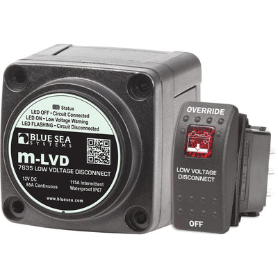 Blue Sea Systems Blue Sea 7635 m-LVD Low Voltage Disconnect Electrical
