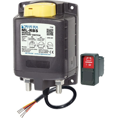 Blue Sea Systems Blue Sea  7700 ML-Series Remote Battery Switch w/Manual Control 12VDC Electrical