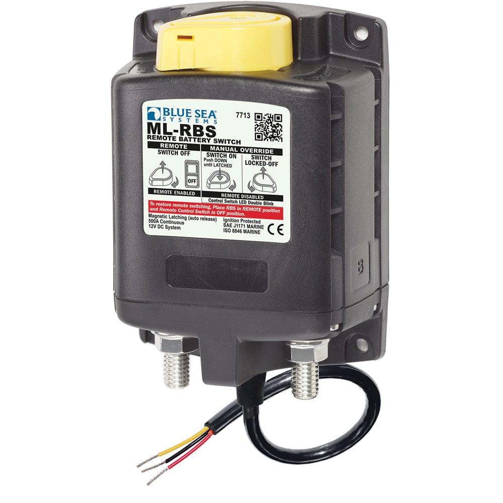 Blue Sea Systems Blue Sea 7713 ML-RBS Remote Battery Switch w/Manual Control Release - 12V Electrical