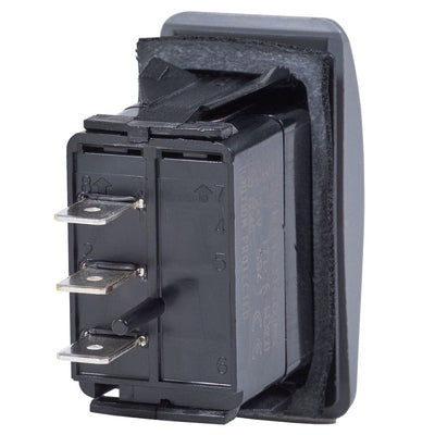 Blue Sea Systems Blue Sea 7933 Contura II Switch SPDT Black - (ON)-OFF-(ON) Electrical