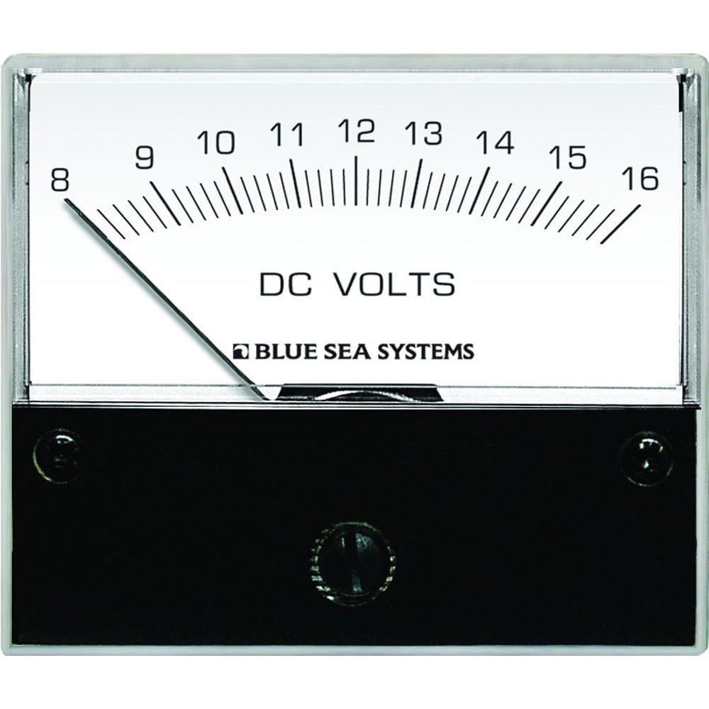 Blue Sea Systems Blue Sea 8003 DC Analog Voltmeter - 2-3/4" Face, 8-16 Volts DC Electrical