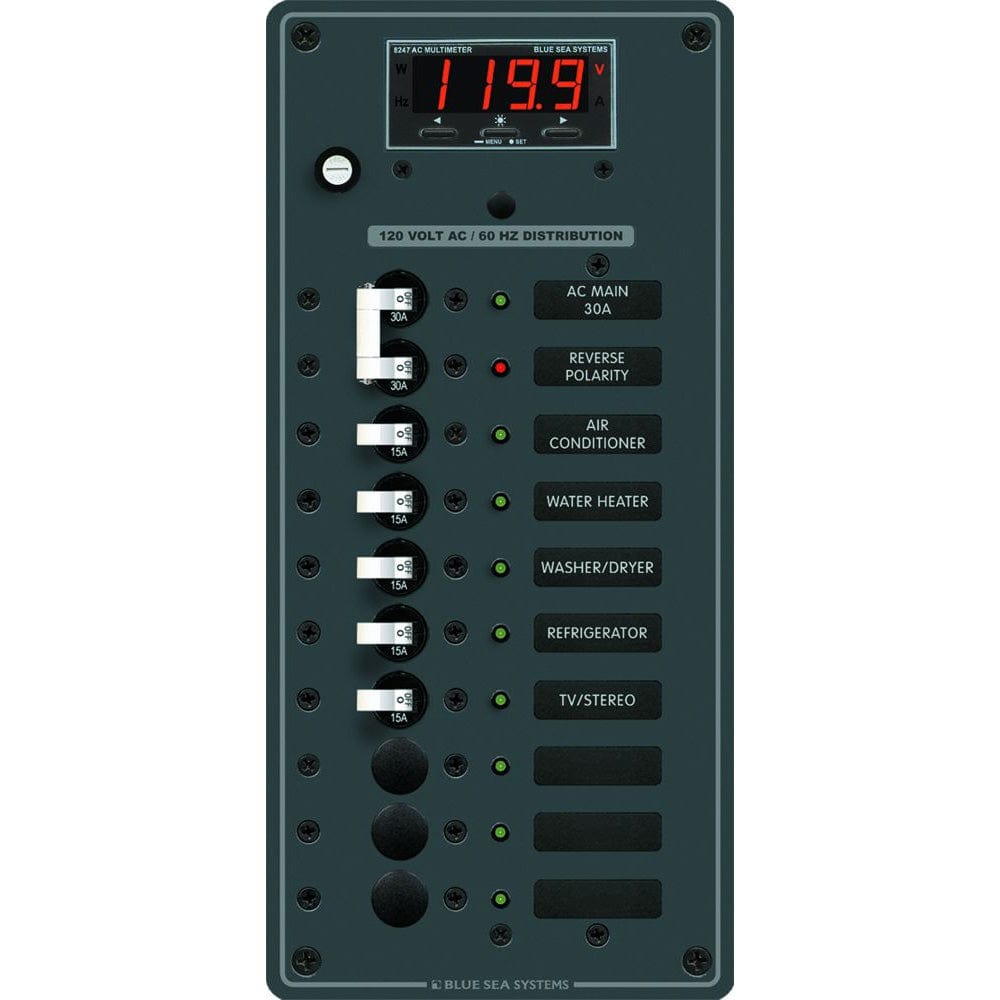 Blue Sea Systems Blue Sea 8406 AC Main + 8 Positions Electrical