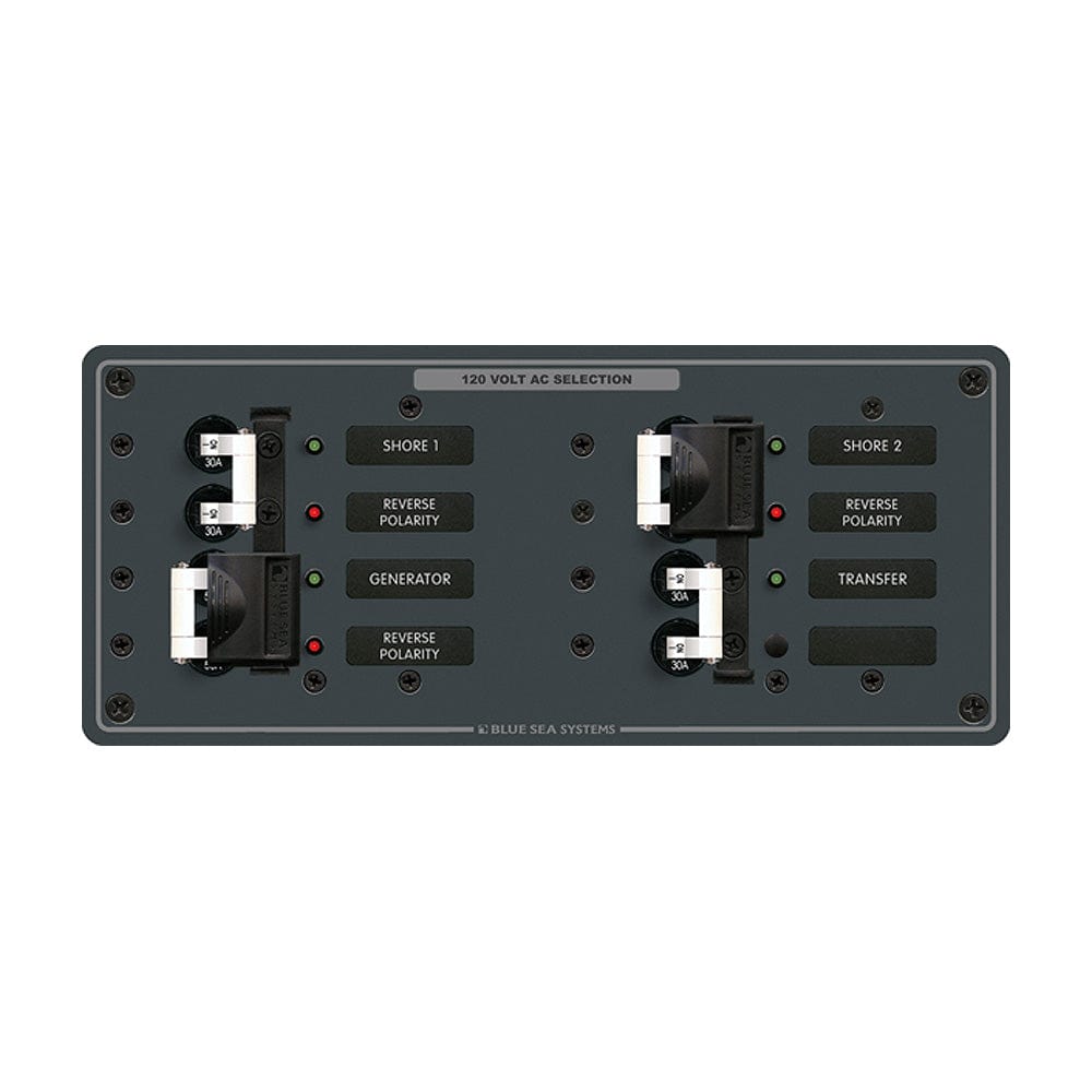 Blue Sea Systems Blue Sea 8498 Breaker Panel - AC 3 Sources - White Electrical