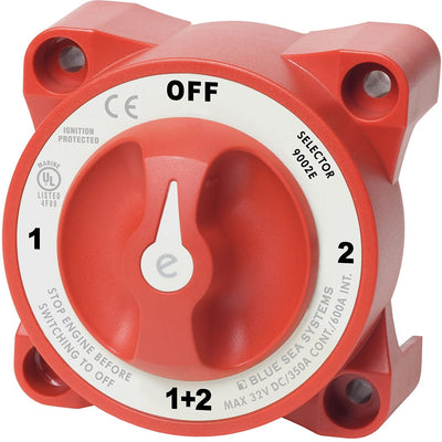 Blue Sea Systems Blue Sea 9002e e-Series Battery Switch Selector w/Alternator Field Disconnect Electrical