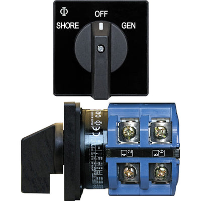 Blue Sea Systems Blue Sea 9011 Switch, AV 120VAC 65A OFF +2 Positions Electrical