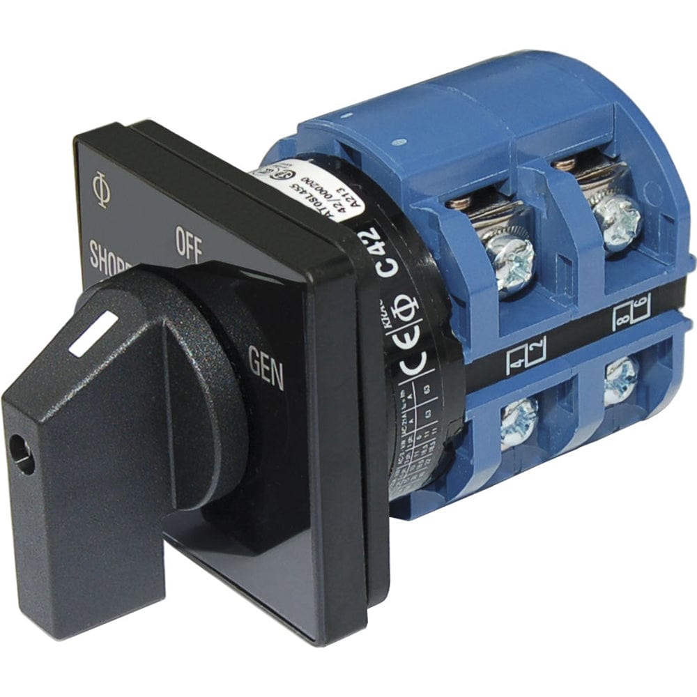 Blue Sea Systems Blue Sea 9011 Switch, AV 120VAC 65A OFF +2 Positions Electrical