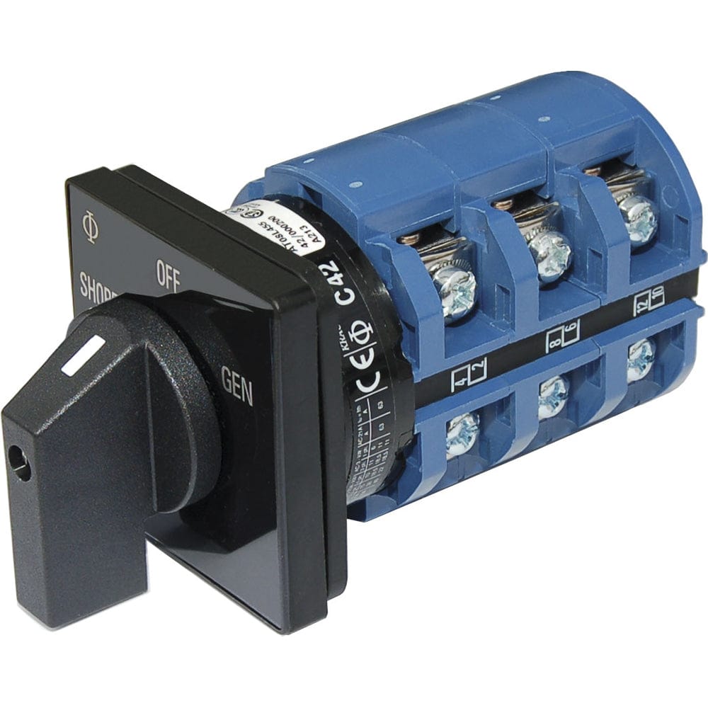 Blue Sea Systems Blue Sea 9019 Switch, AC 240VAC 63A OFF +2 Positions Electrical
