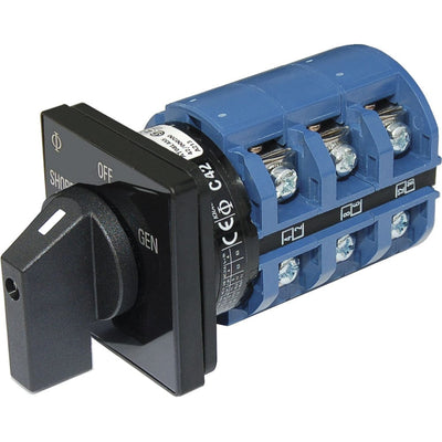 Blue Sea Systems Blue Sea 9019 Switch, AC 240VAC 63A OFF +2 Positions Electrical