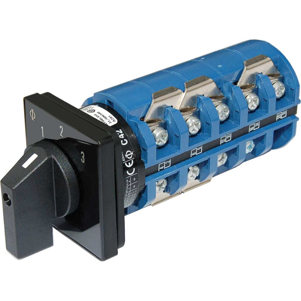 Blue Sea Systems Blue Sea 9077 Switch, AC 240VAC 63A OFF +3 Positions Electrical