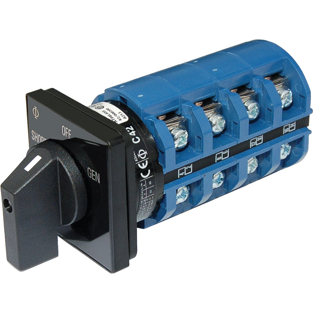 Blue Sea Systems Blue Sea 9093 Switch AC 120 + 120/240VAC  OFF+2 Positions Electrical
