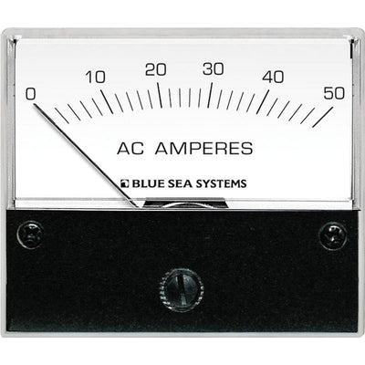 Blue Sea Systems Blue Sea 9630 AC Analog Ammeter  0-50 Amperes AC Electrical