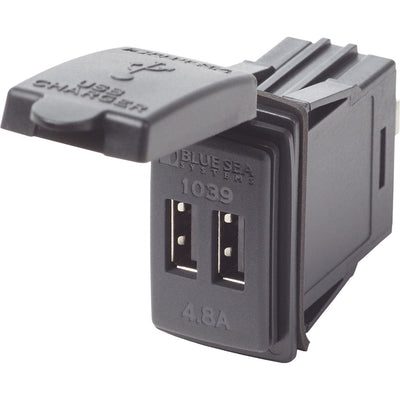 Blue Sea Systems Blue Sea Dual USB Charger - 24V Contura Mount Electrical