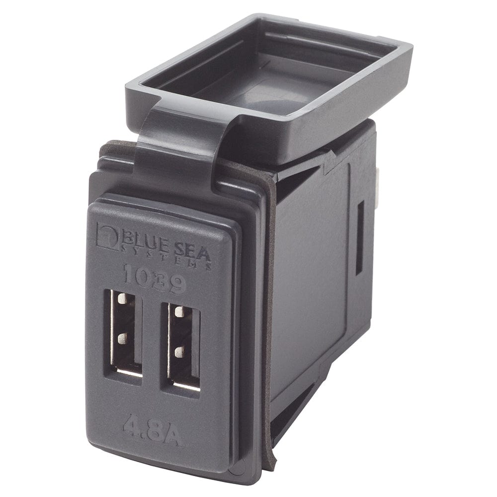Blue Sea Systems Blue Sea Dual USB Charger - 24V Contura Mount Electrical