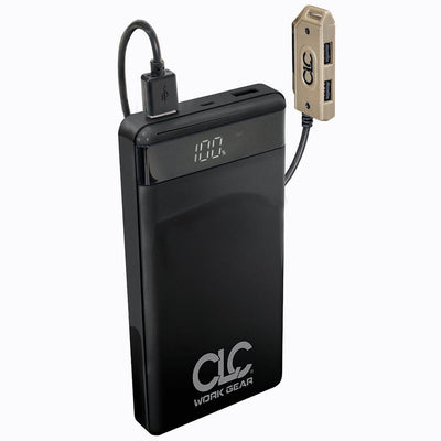 CLC Work Gear CLC E-Charge Lighted USB Charging Tool Backpack Electrical