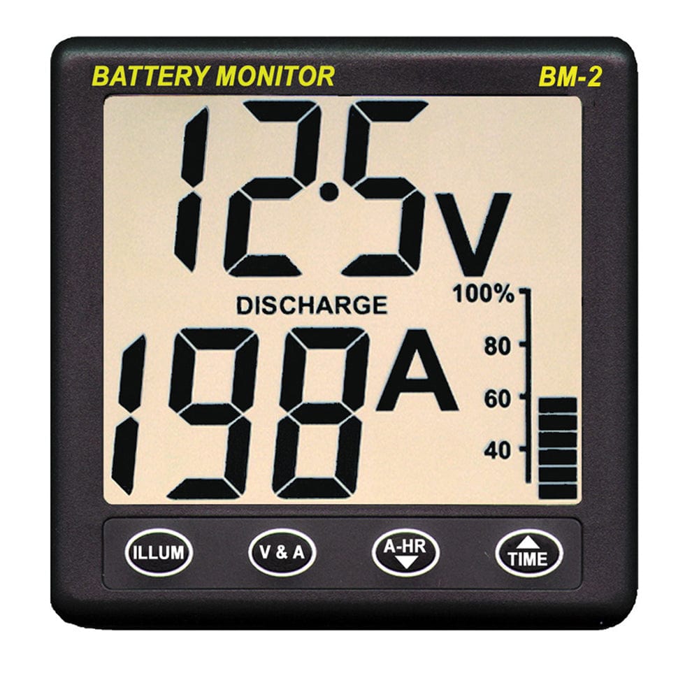 Clipper Clipper BM-2 Battery Monitor w/Shunt - 200Amp Electrical