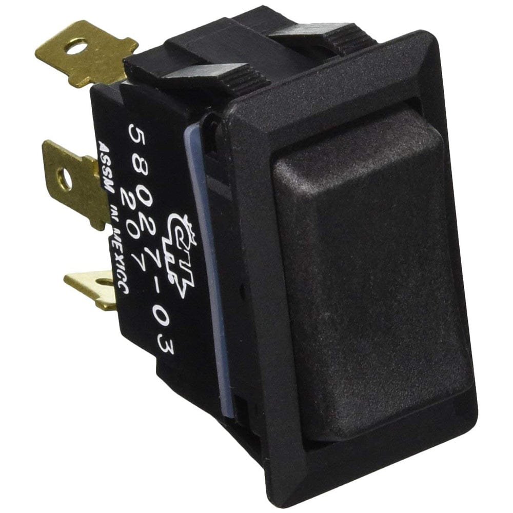 Cole Hersee Cole Hersee Sealed Rocker Switch Non-Illuminated SPDT On-Off-On 3 Blade Electrical