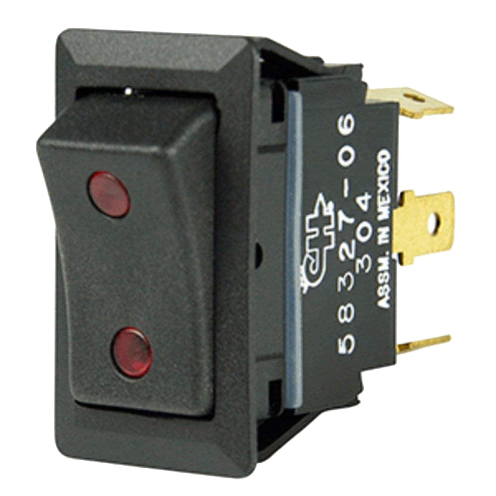 Cole Hersee Cole Hersee Sealed Rocker Switch w/Small Round Pilot Lights SPDT On-Off-On 4 Blade Electrical