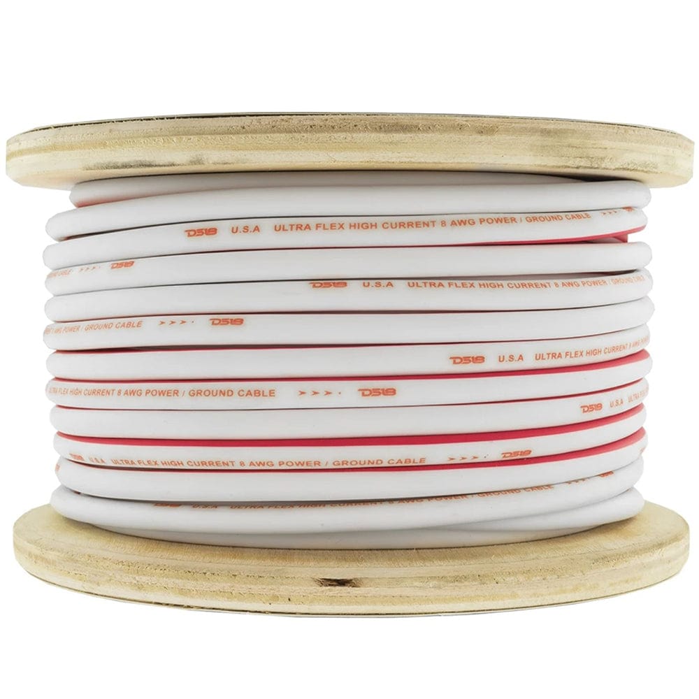 DS18 DS18 HYDRO Marine Grade OFC Power Wire 8 GA - 100' Roll Electrical