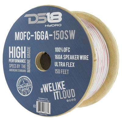 DS18 DS18 HYDRO Marine Grade OFC Speaker Wire 16 GA - 150' Roll Electrical