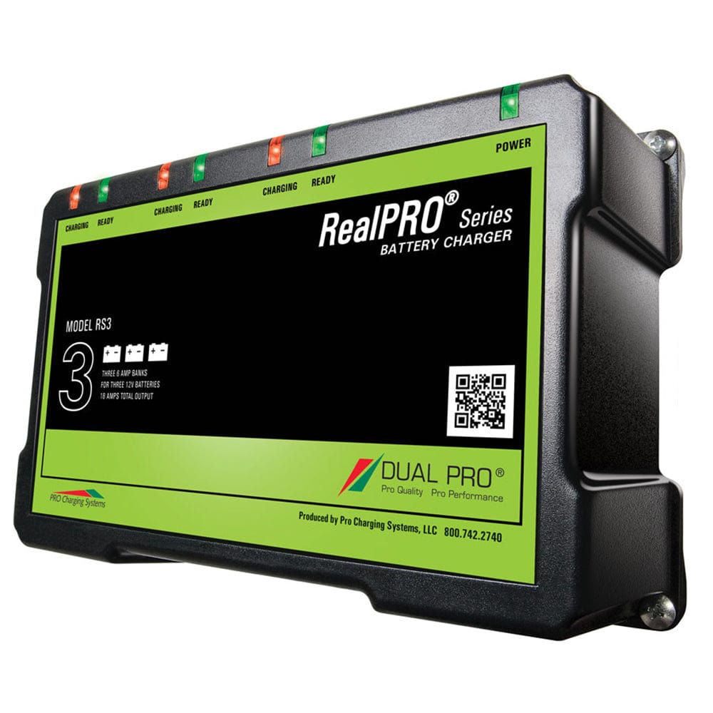 Dual Pro Dual Pro RealPRO Series Battery Charger - 18A - 3-6A-Banks - 12V-36V Electrical
