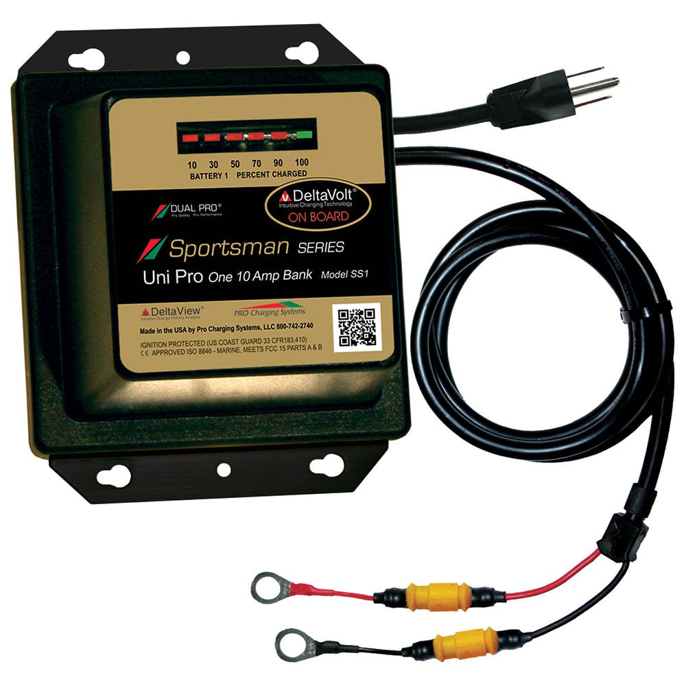 Dual Pro Dual Pro Sportsman Series Battery Charger - 10A - 1-Bank - 12V Electrical