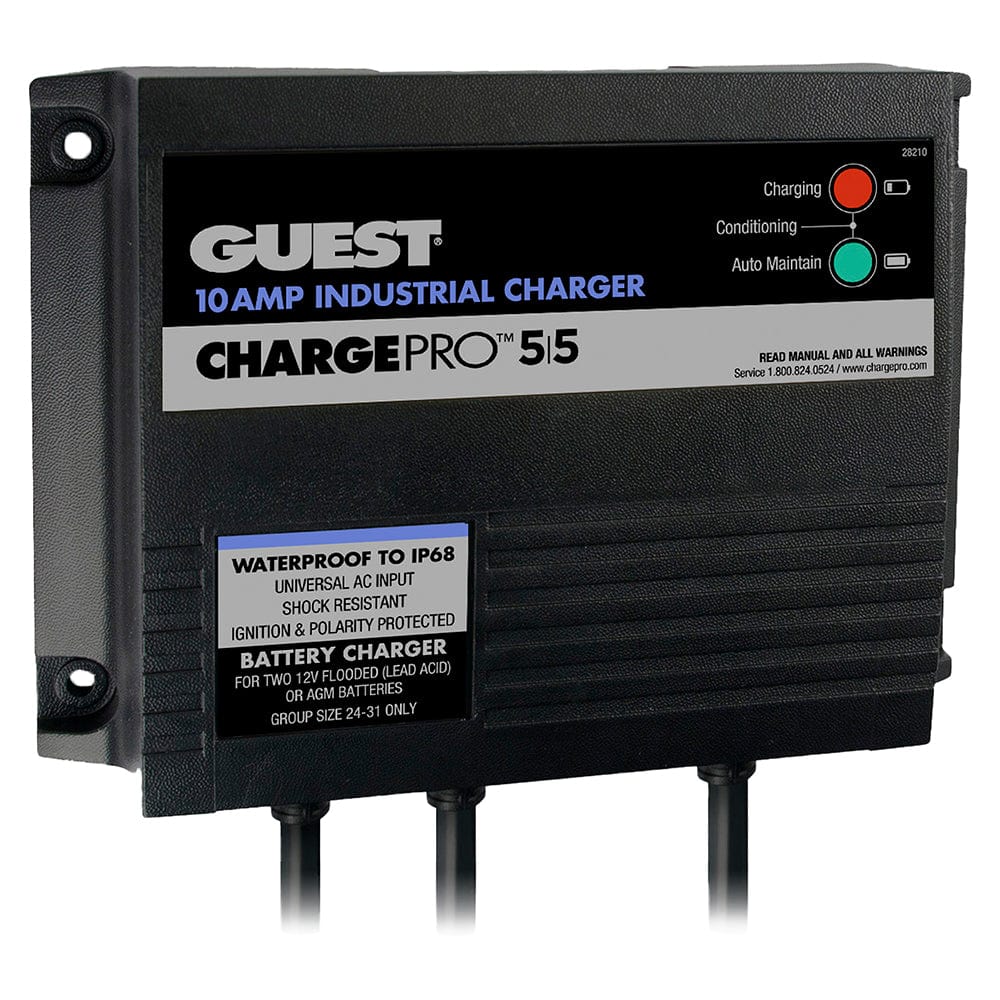 Guest Guest 10AMP - 12/24V 2 Bank 120V Input On-Board Battery Charger Electrical
