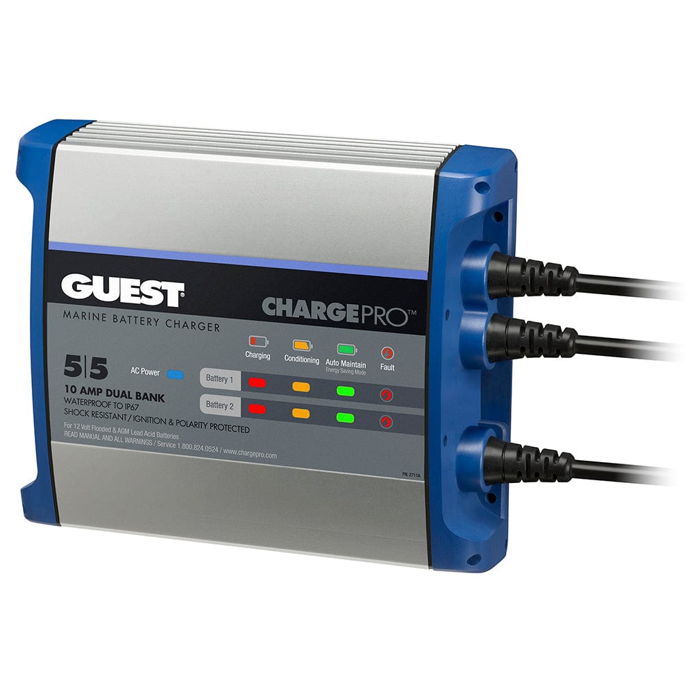 Guest Guest On-Board Battery Charger 10A / 12V - 2 Bank - 120V Input Electrical